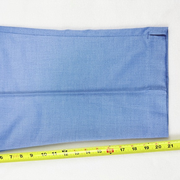 Liz Claiborne Women's Capri Pants Size 16 Blue Mid Rise Zip/Elastic Back NWT - Picture 10 of 12